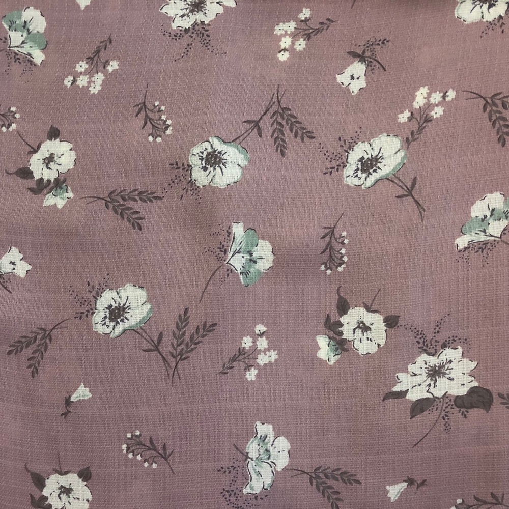 Purple Floral Tunic Style Sleeveless Blouse - Picture 3 of 3